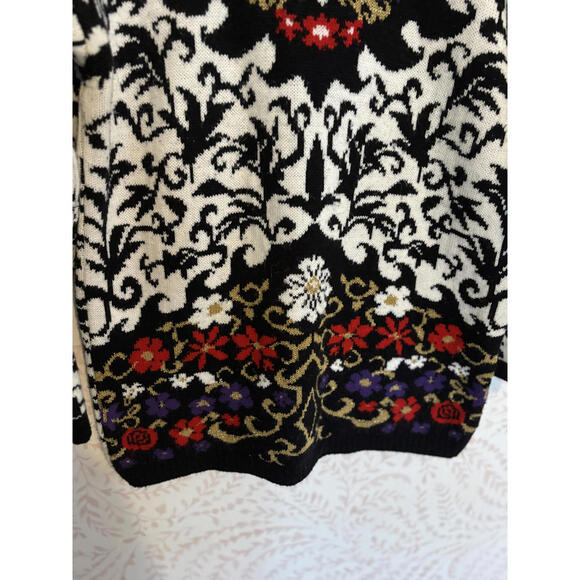 FLASH SALE! 
Vintage 80's Pointsettia Ugly Christmas Sweater XL - Picture 2 of 5